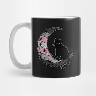 Demigirl Cat Moon Mug